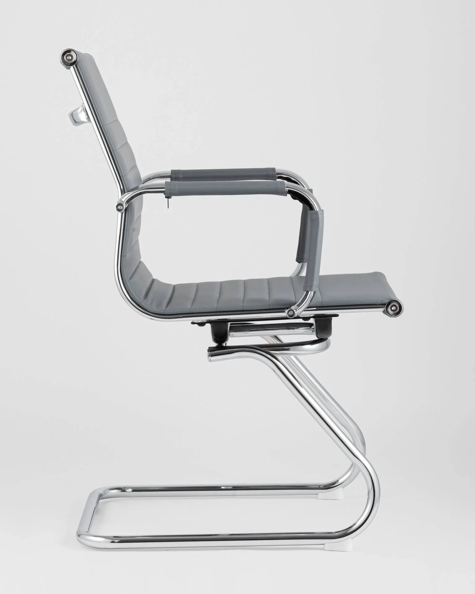 Кресло для посетителей TopChairs Visit серое.