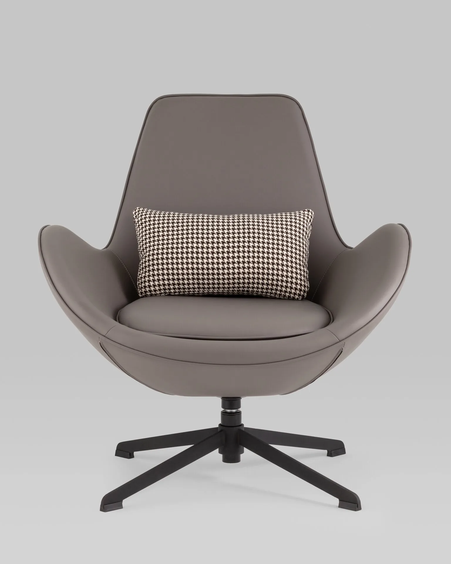 Кресло TopChairs Ostra серый.