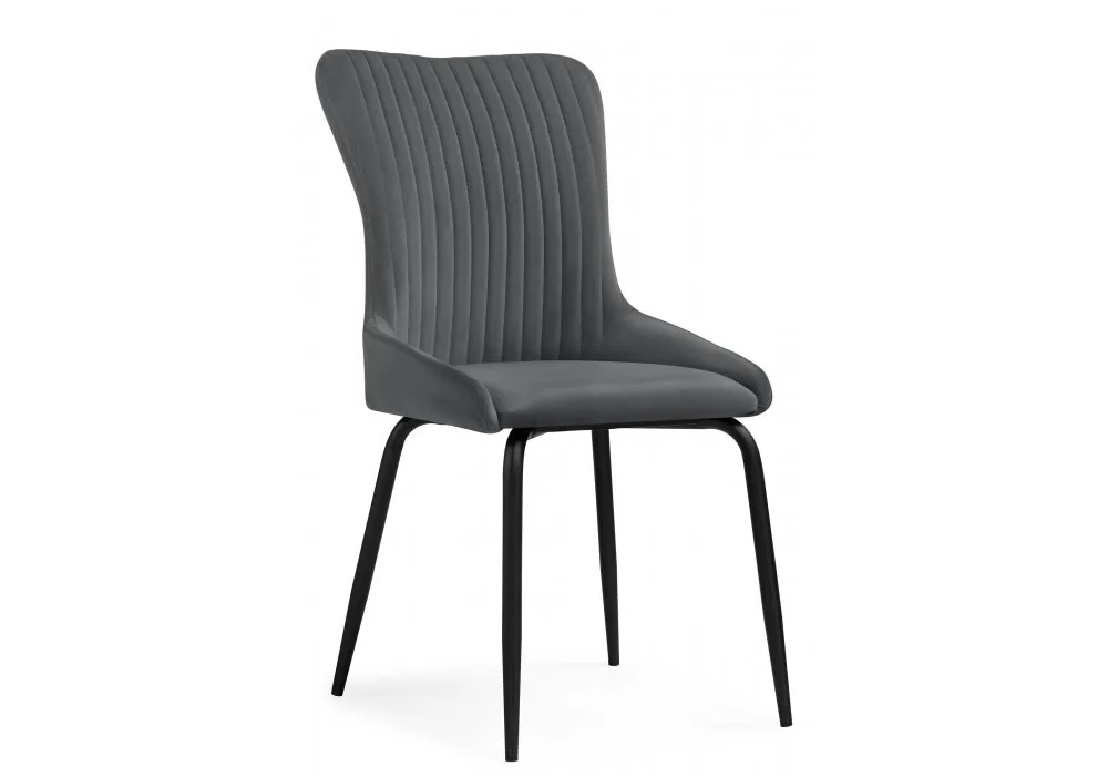 Стул на металлокаркасе Lado gray / black 15560