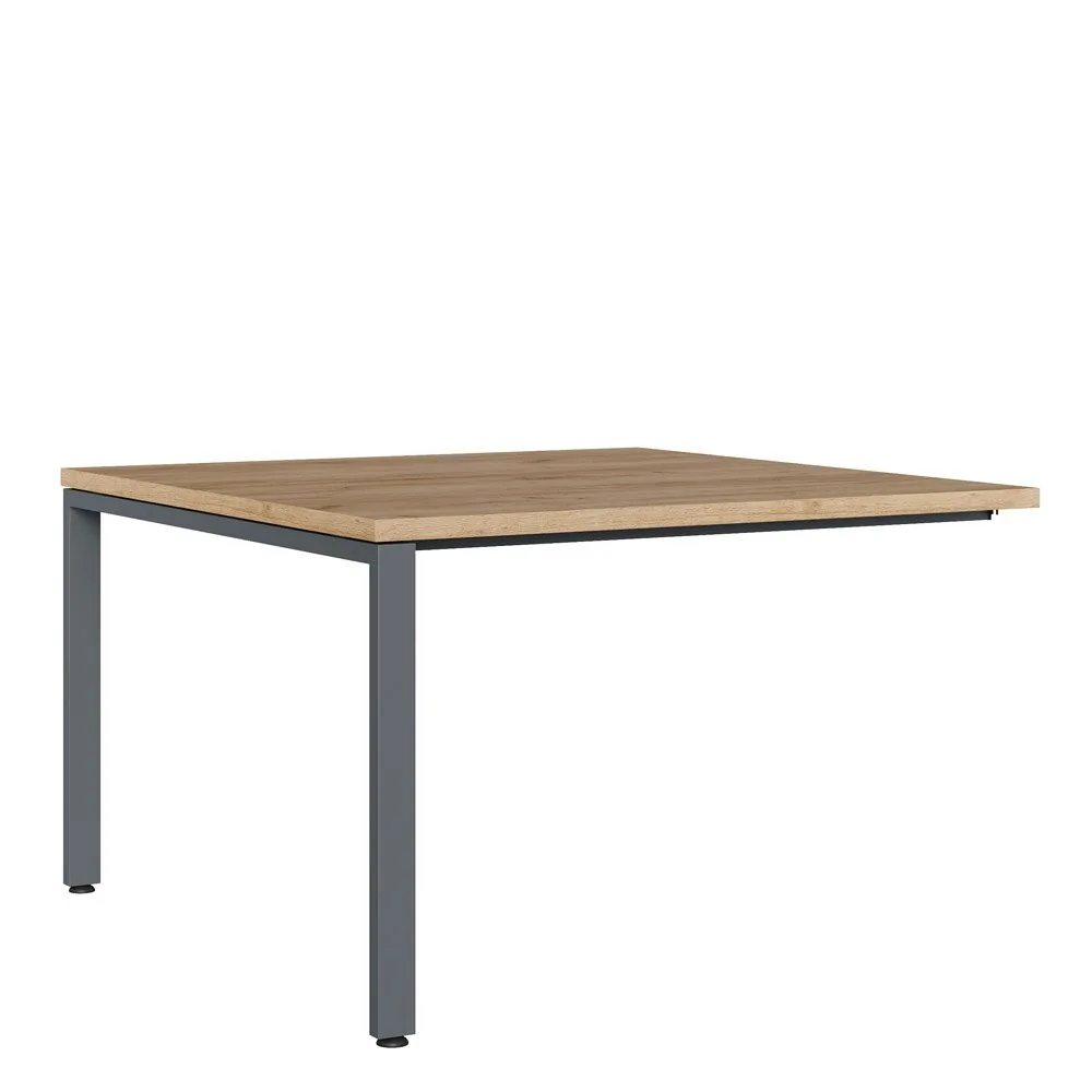 Удлинитель стола для переговоров 120x123,6x75 дуб крафт золотой Zion Light  ZIL39270624